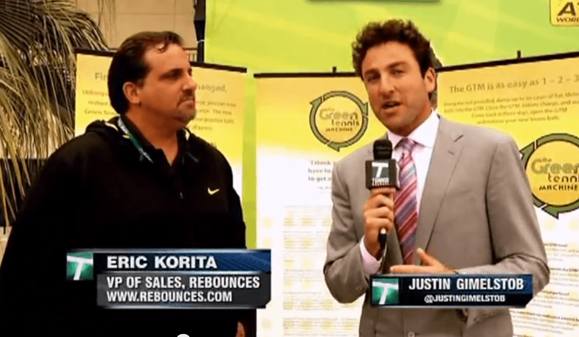 Justin Gimelstob Discusses the Green Tennis Machine on Tennis Channel