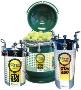 Green Tennis Machine