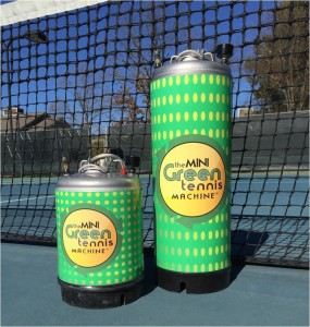 Recycle Tennis Balls with Rebounces Green Tennis Machines